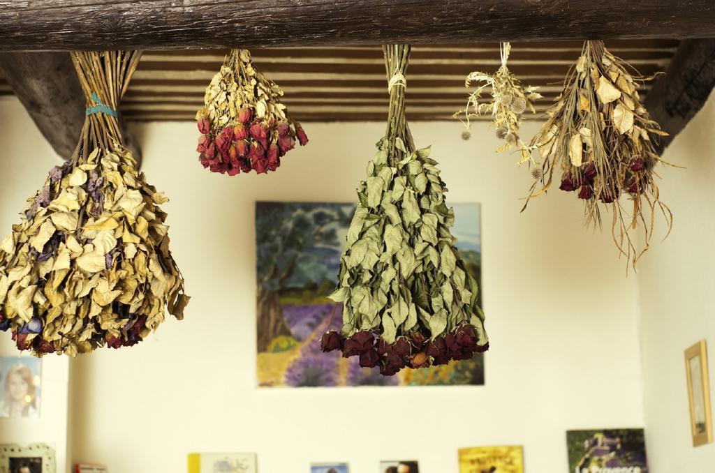 Gite Fa Mille Maison Bleu Robion en Luberon Rum bild
